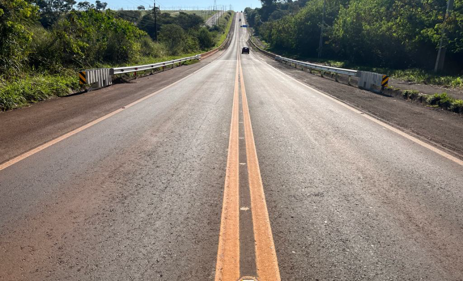 PR-558 entre Campo Mourão e Araruna com serviços do Proseg Paraná