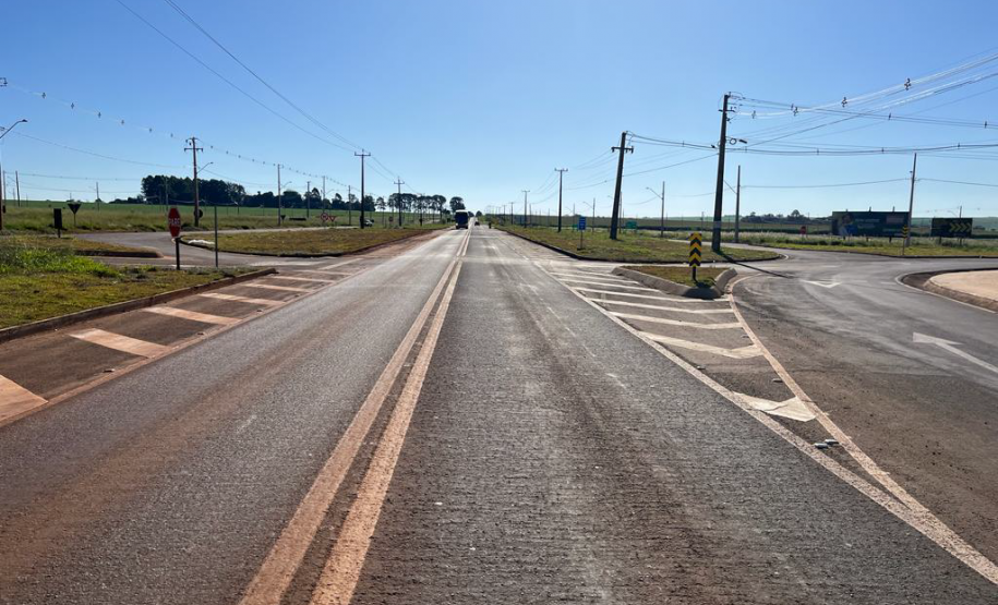 PR-558 entre Campo Mourão e Araruna com serviços do Proseg Paraná