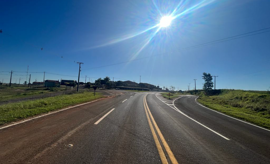 PR-558 entre Campo Mourão e Araruna com serviços do Proseg Paraná