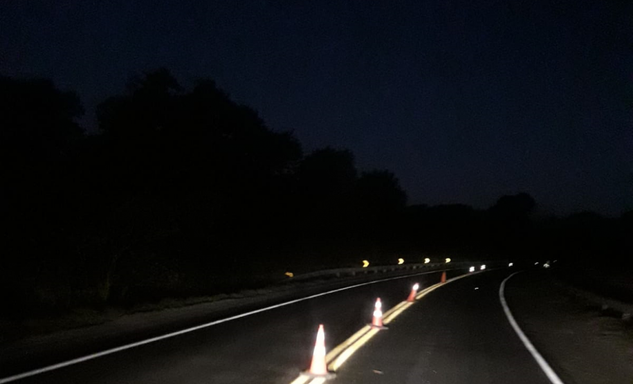 Serviços de conservação na PR-092 entre Wenceslau Braz e Jaguariaíva