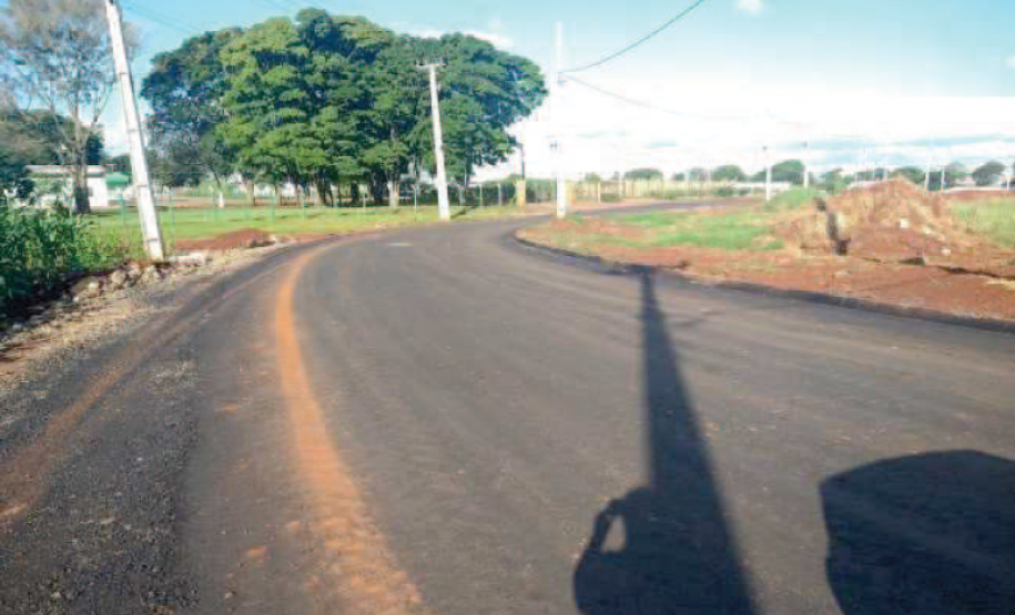 Residencial Lagoa Nova - rua municipal contemplada