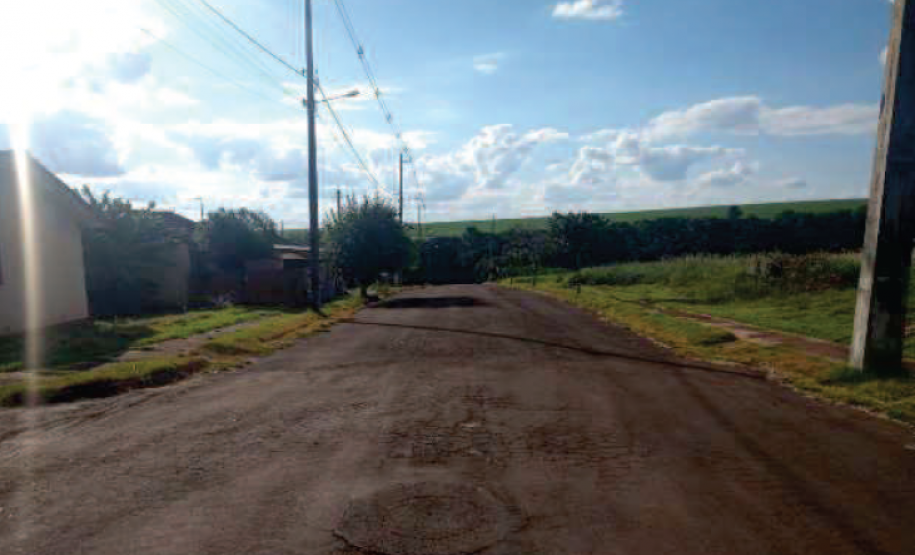 Residencial Mundo Novo - rua municipal contemplada