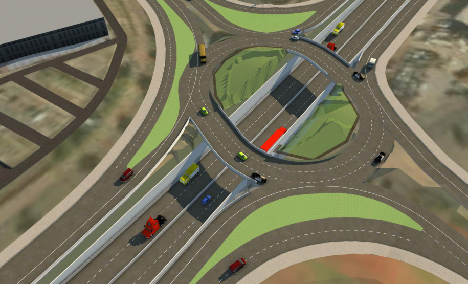 Maquete eletrônica do anteprojeto da obra