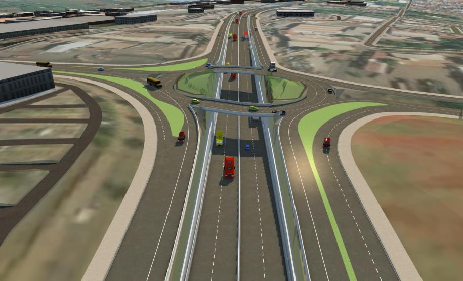 Trevo do Catuaí - maquete do anteprojeto