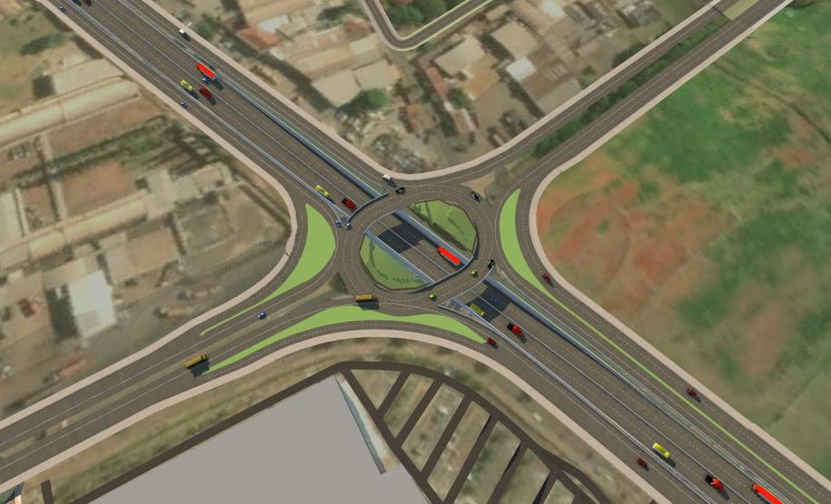 Trevo do Catuaí - maquete do anteprojeto