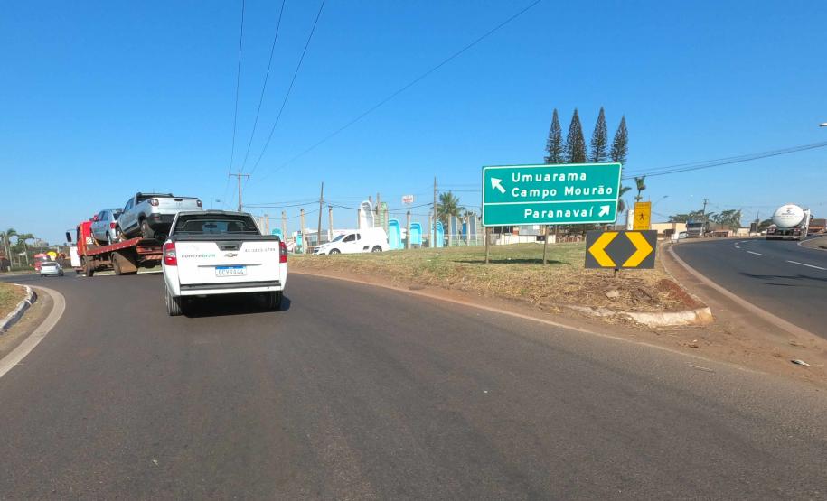 Trevo Catuaí, em Maringá