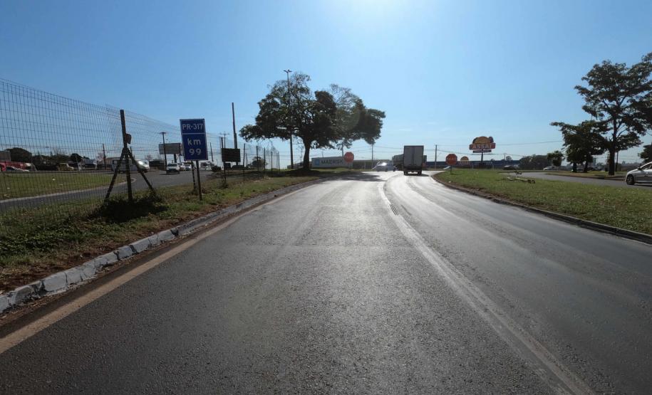 Trevo Catuaí, em Maringá