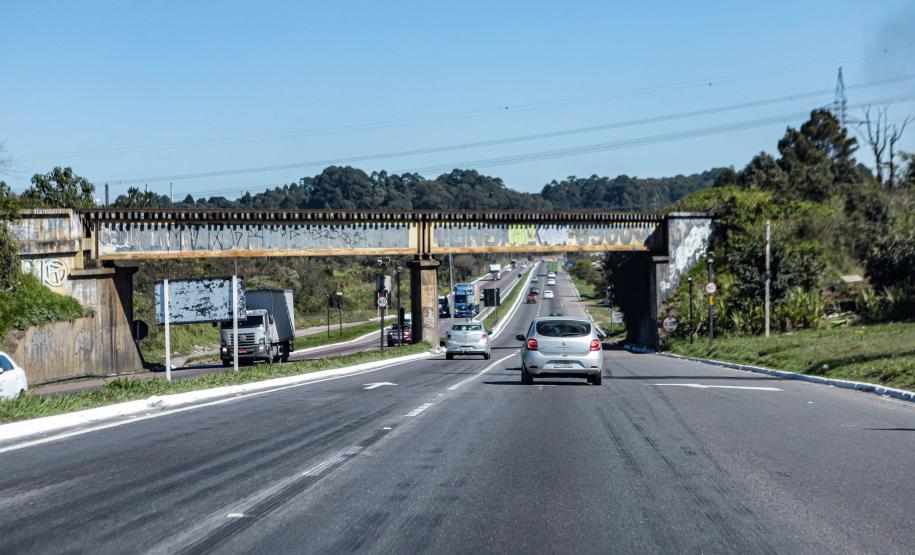 BR-476 entre Araucária e a Lapa, passando por Contenda