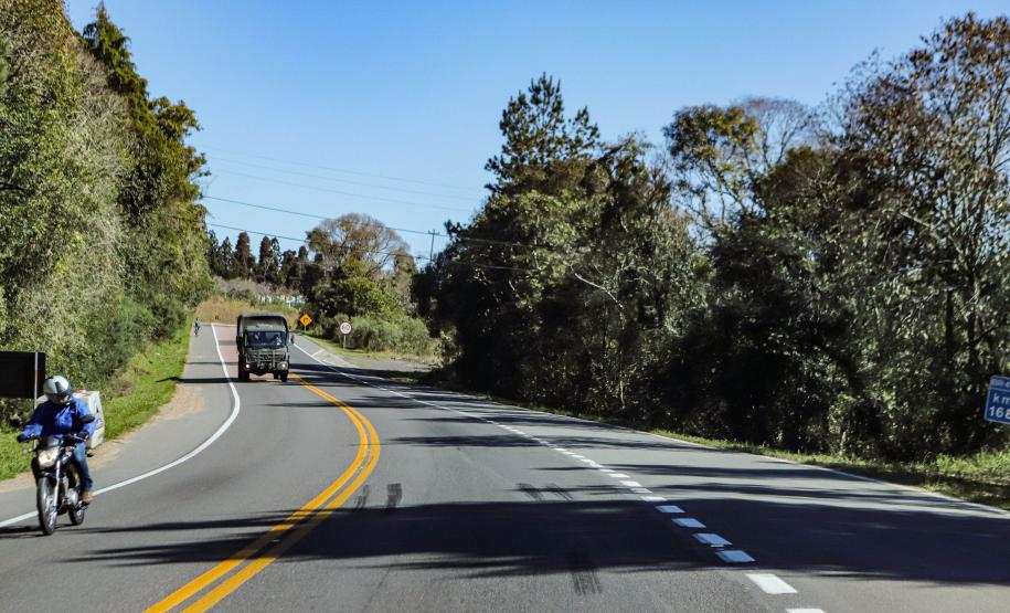 BR-476 entre Araucária e a Lapa, passando por Contenda