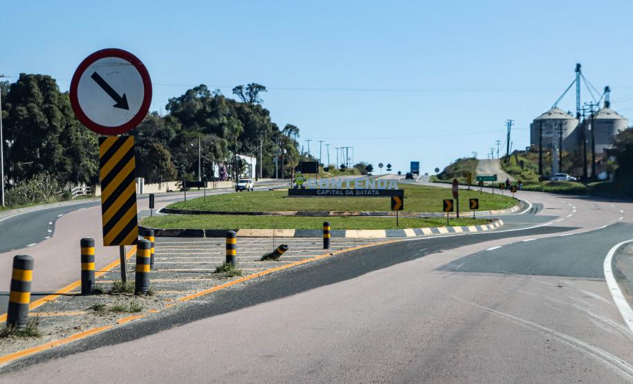 BR-476 entre Araucária e a Lapa, passando por Contenda