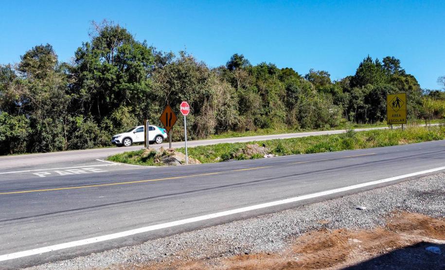 BR-476 entre Araucária e a Lapa, passando por Contenda