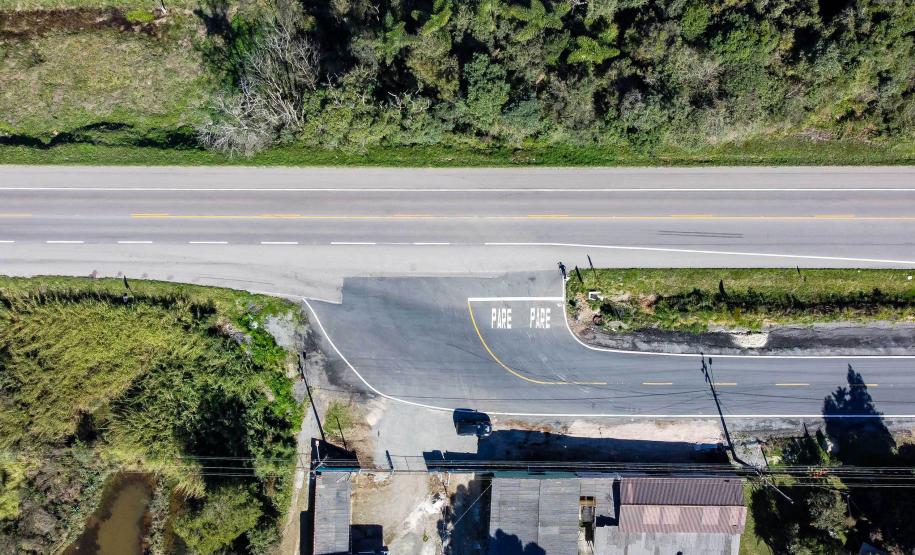 BR-476 entre Araucária e a Lapa, passando por Contenda