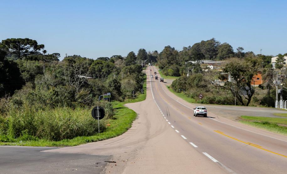 BR-476 entre Araucária e a Lapa, passando por Contenda