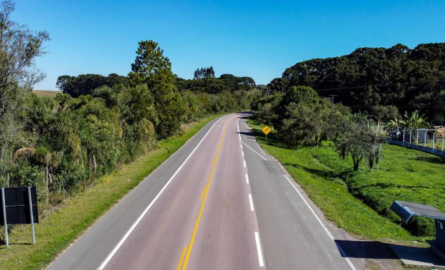 BR-476 entre Araucária e a Lapa, passando por Contenda