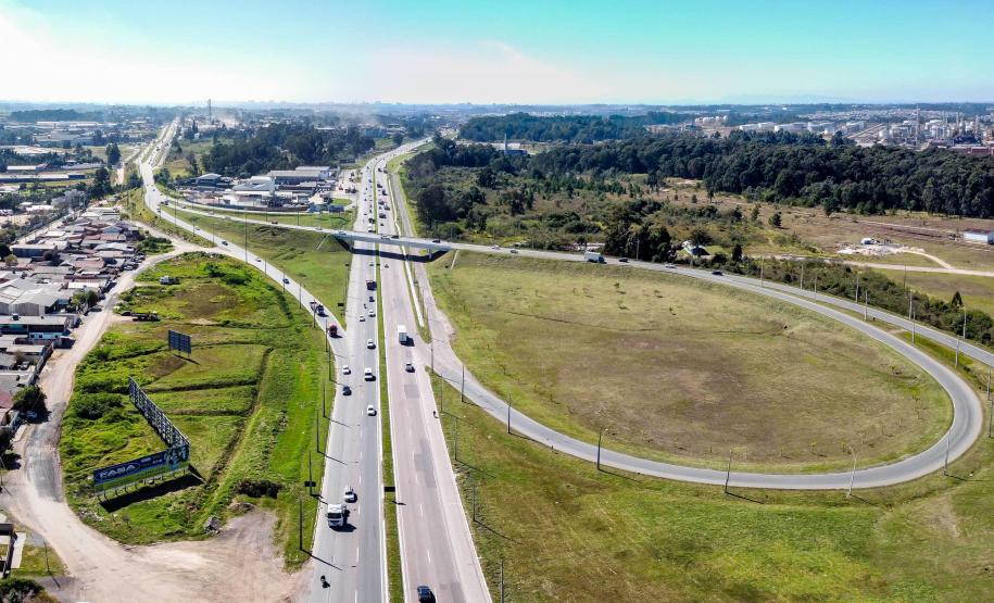 BR-476 entre Araucária e a Lapa, passando por Contenda