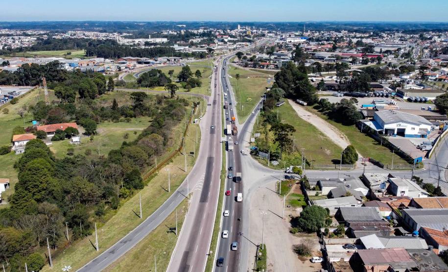 BR-476 entre Araucária e a Lapa, passando por Contenda