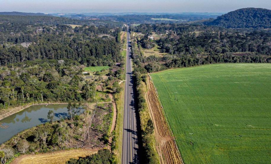 BR-373, entre Ponta Grossa e Prudentópolis