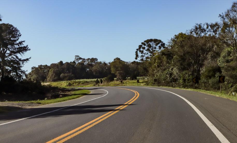 BR-373, entre Ponta Grossa e Prudentópolis