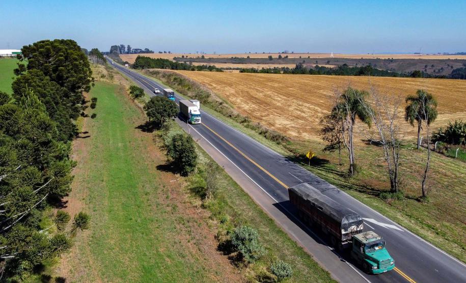 BR-373, entre Ponta Grossa e Prudentópolis