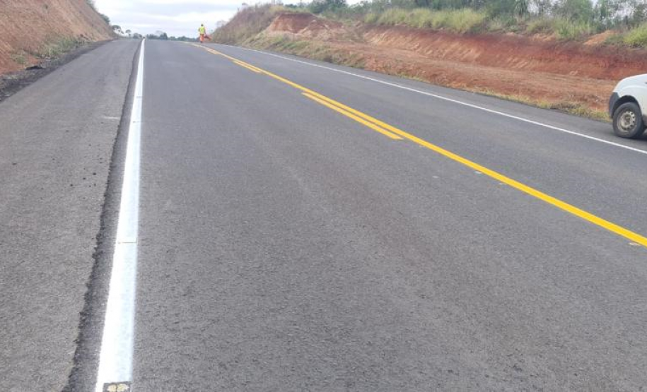 Pavimentação da PR-364 entre Irati e São Mateus do Sul