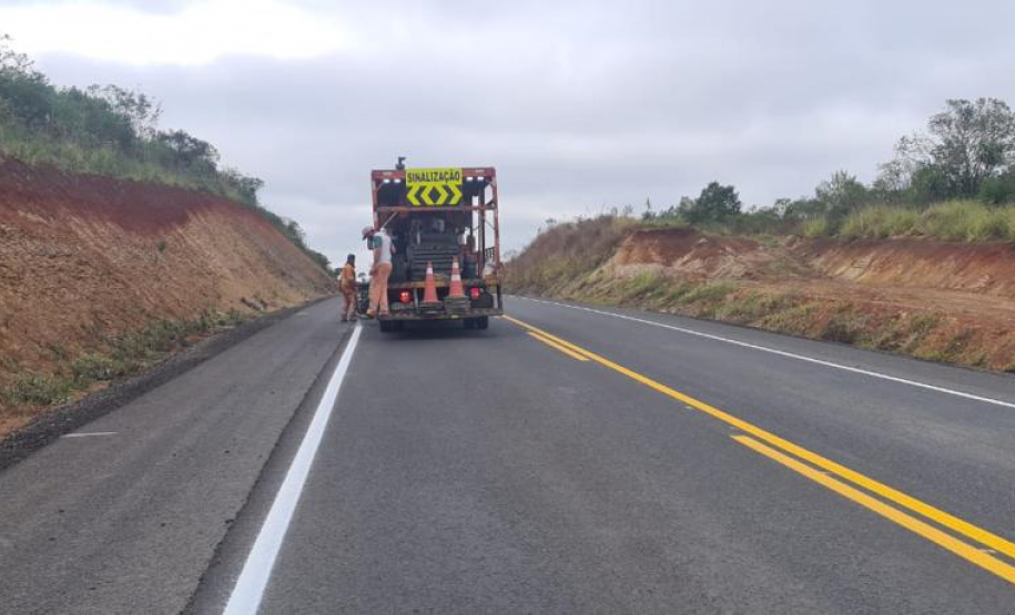 Pavimentação da PR-364 entre Irati e São Mateus do Sul