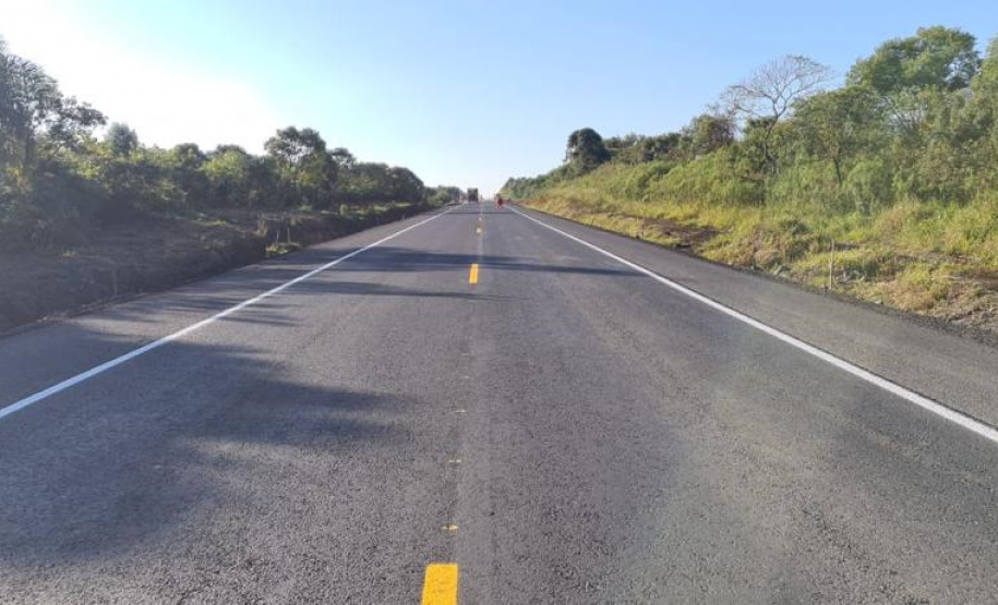 Pavimentação da PR-364 entre Irati e São Mateus do Sul