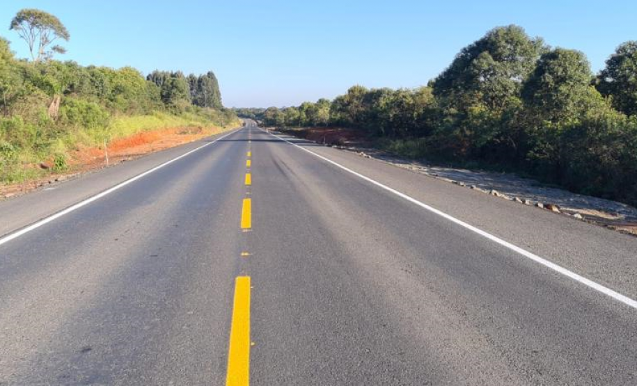 Pavimentação da PR-364 entre Irati e São Mateus do Sul