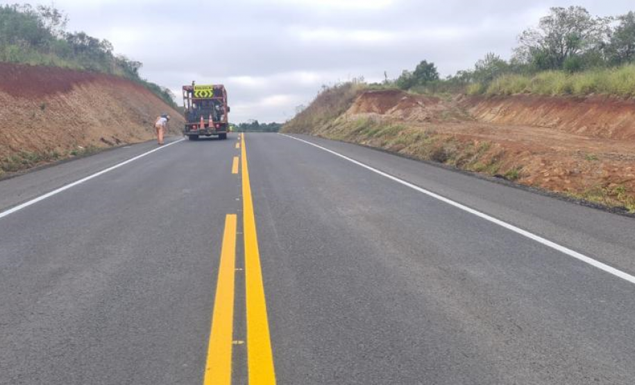 Pavimentação da PR-364 entre Irati e São Mateus do Sul