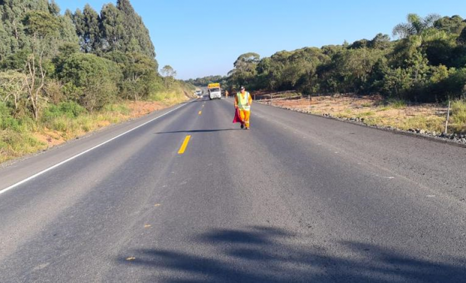 Pavimentação da PR-364 entre Irati e São Mateus do Sul