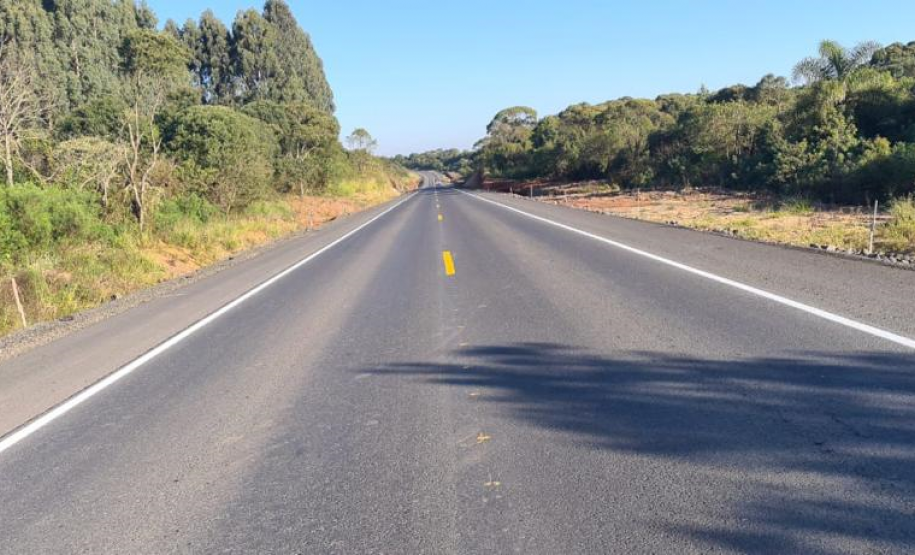 Pavimentação da PR-364 entre Irati e São Mateus do Sul