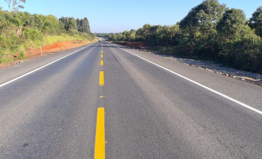Pavimentação da PR-364 entre Irati e São Mateus do Sul