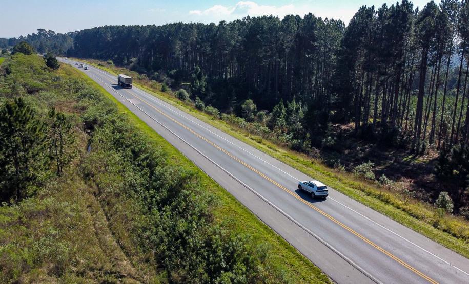 BR-277 trecho em Palmeira