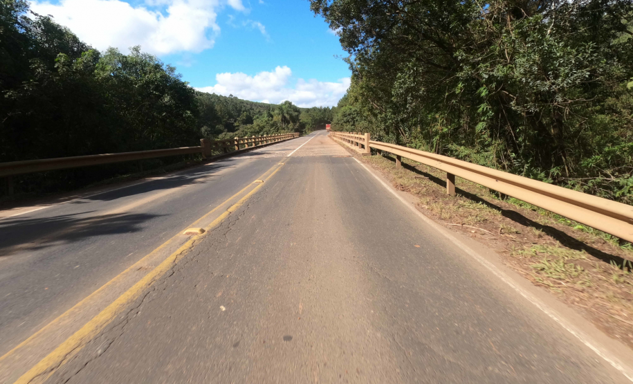 Ponte sobre o Rio Imbaú na PR-340, entre Telêmaco Borba e Tibagi