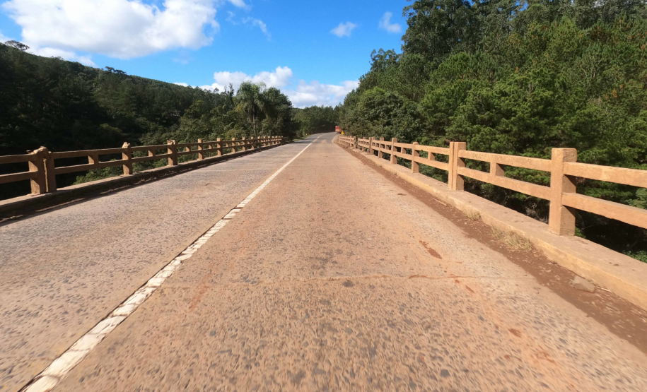 Ponte sobre o Rio Imbaú na PR-340, entre Telêmaco Borba e Tibagi