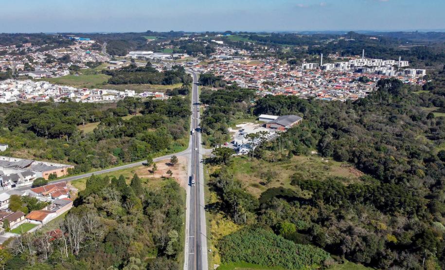 PR-423 entre Araucária e Campo Largo