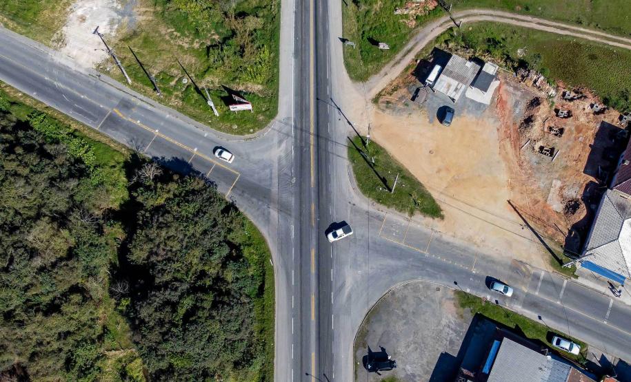 PR-423 entre Araucária e Campo Largo