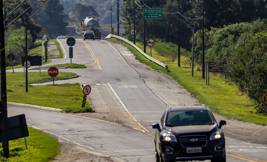 PR-423 entre Araucária e Campo Largo