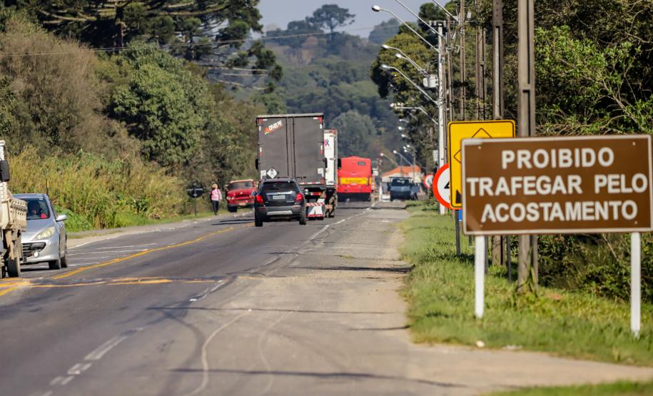 PR-423 entre Araucária e Campo Largo