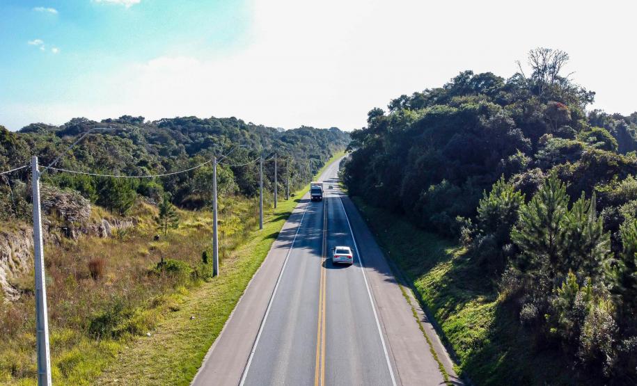 PR-423 entre Araucária e Campo Largo