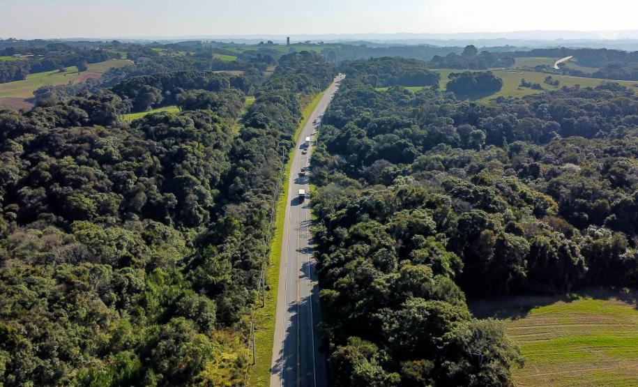 PR-423 entre Araucária e Campo Largo