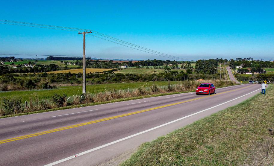 PR-427 entre a Lapa e Porto Amazonas