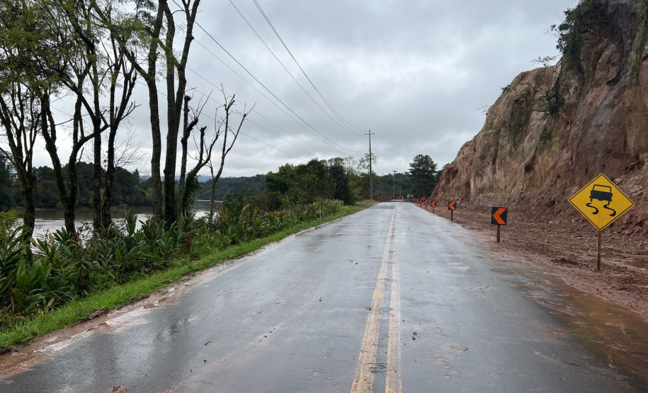 Obras na PRC-466 em União da Vitória