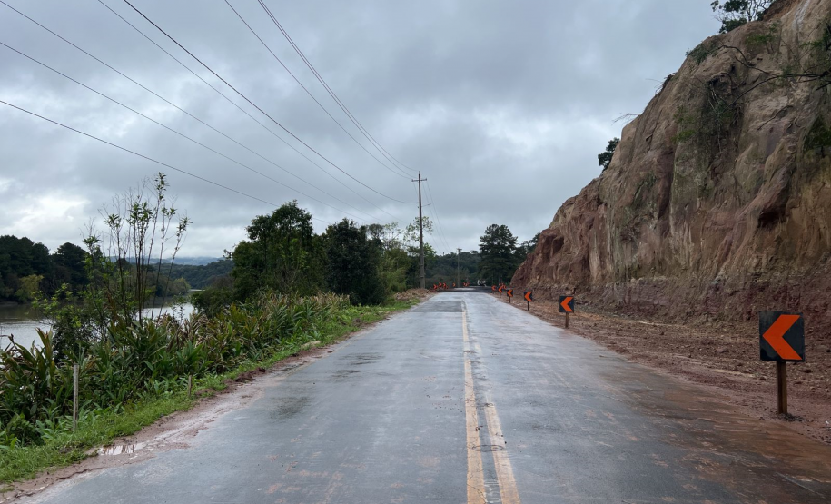 Obras na PRC-466 em União da Vitória