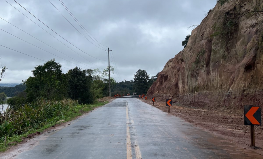 Obras na PRC-466 em União da Vitória