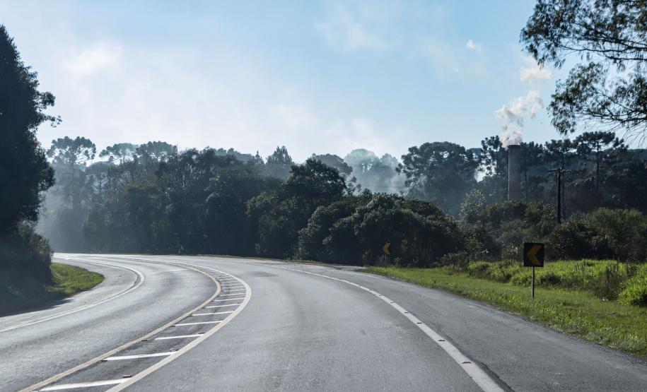BR-373, entre Ponta Grossa e Prudentópolis
