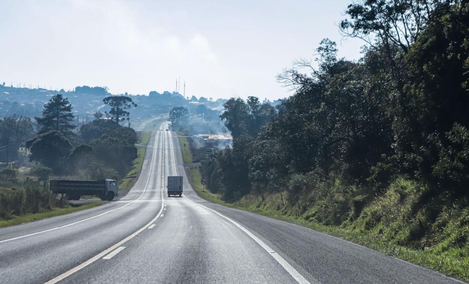 BR-373, entre Ponta Grossa e Prudentópolis