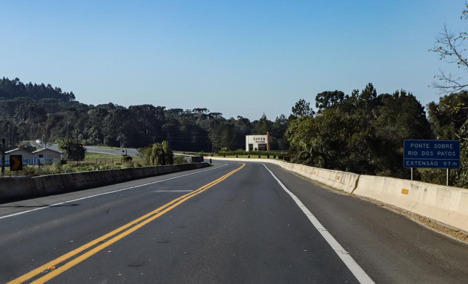 BR-373, entre Ponta Grossa e Prudentópolis