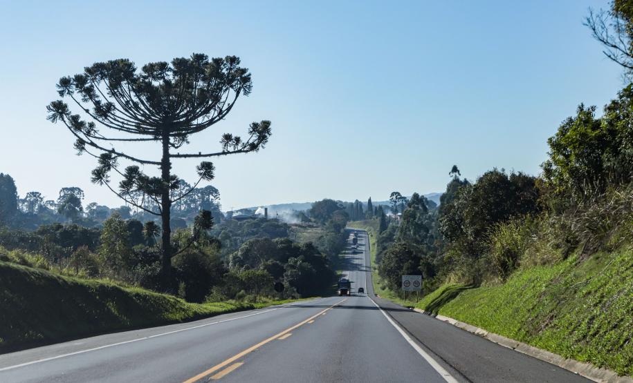 BR-373, entre Ponta Grossa e Prudentópolis
