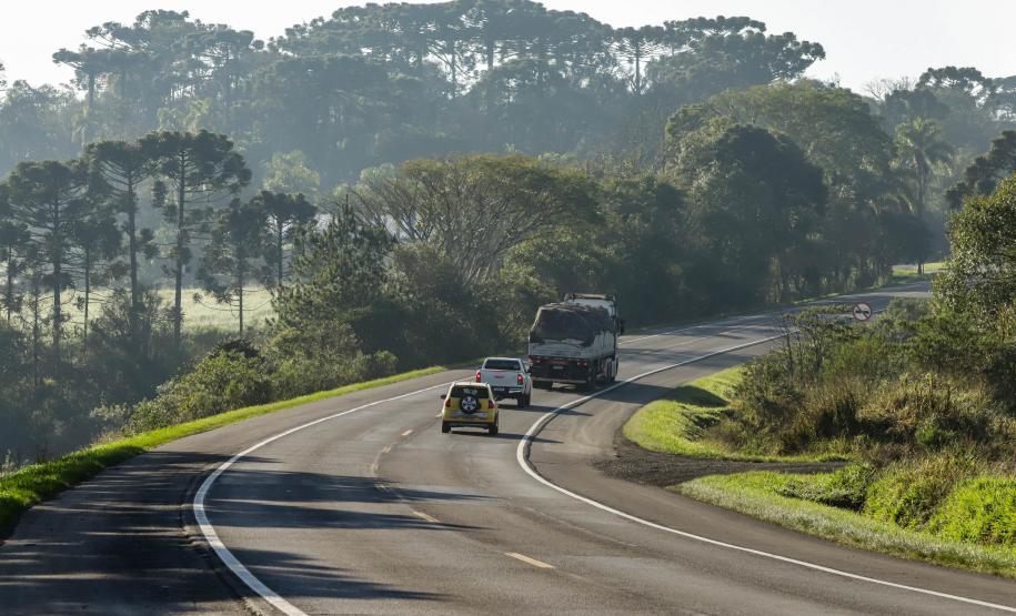 BR-277 trecho em Prudentópolis