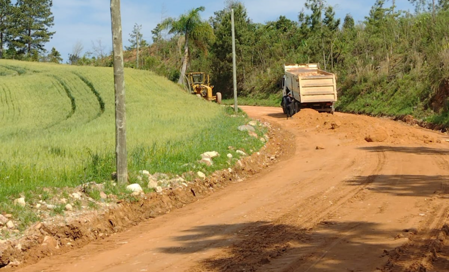 PR-511, acesso para o distrito de Catanduvas do Sul, em Contenda